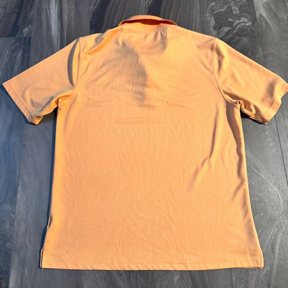 Greg Norman Short Sleeve Golf Polo Top Large in Peach - Picture 2 of 5
